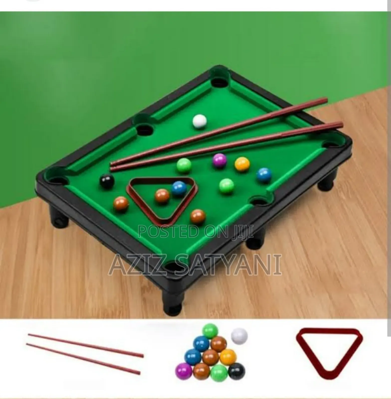 Kids Mini Champion Billiard Game Snooker Ball Pool Table