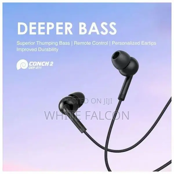 Oraimo Deeper Bass Conch 2 OEP-E11 Wired Earphones