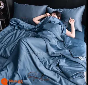 Silk Duvet Cover With 6pcs