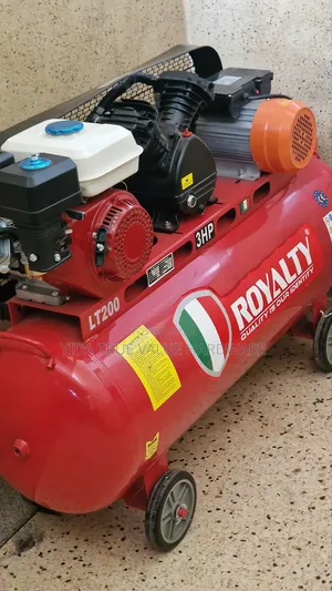 Air Compressor 200 Litres Double Piston