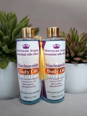 Morrocan Argan Essential Oils Niacinamide Body Oil 300ml