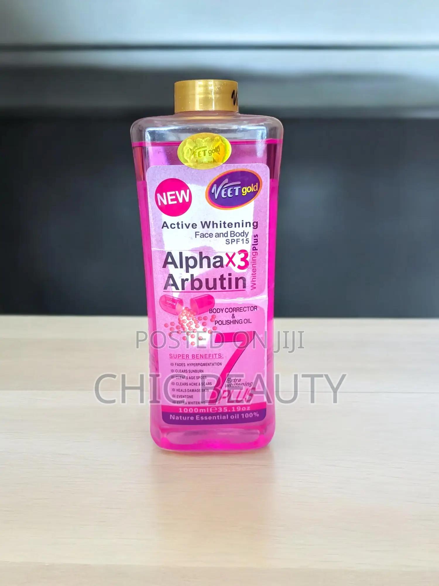 Veetgold Alphax3 Arbutin Body Oil 1000ml Original
