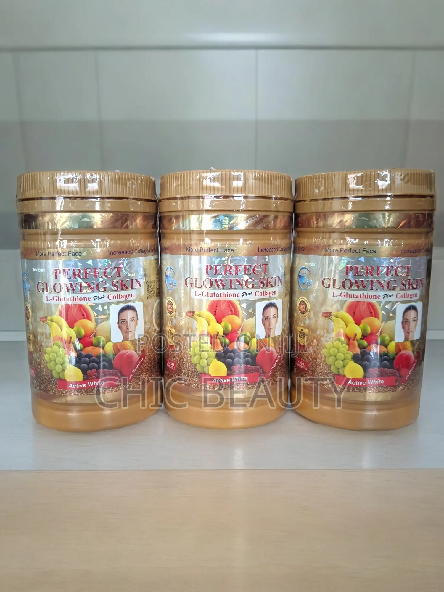 Perfect Glow Skin With Glutathione and Collagen, Glutathione Powder