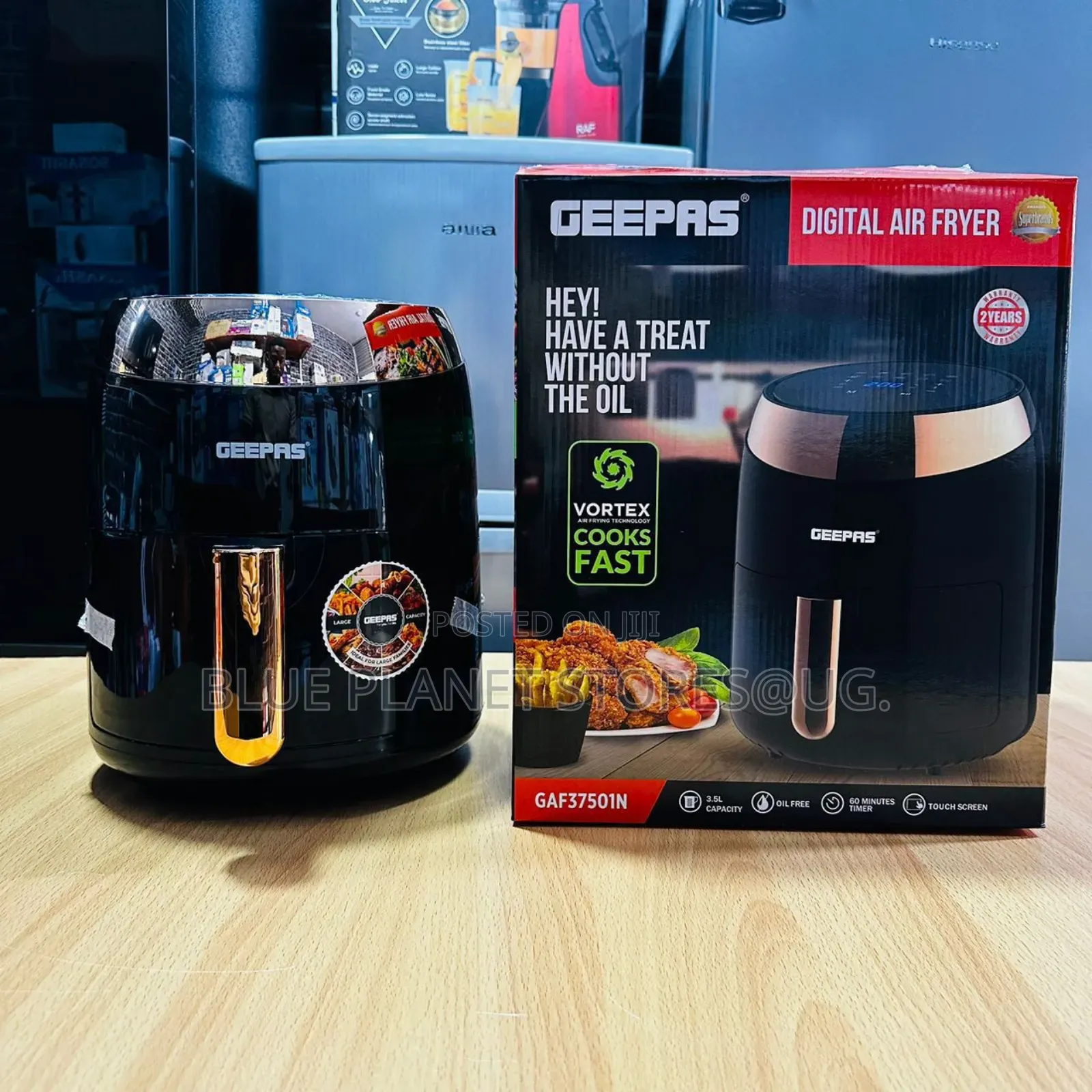 GEEPAS 3.5L Electric Digital Air Fryer  1500w  GAF37501N