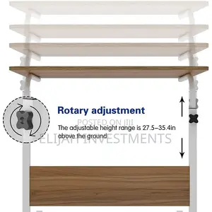 Adjustable Free Standing Laptop Table With Wheels