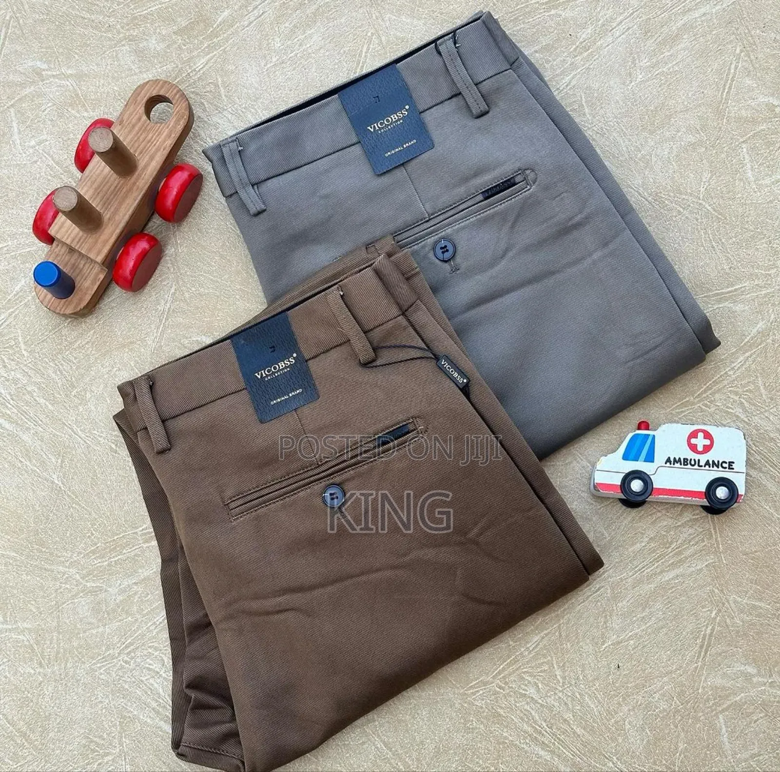 Iconic Men Kaki Trouser