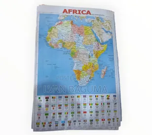 Map of Africa Chart - Polythene Waterproof Chart