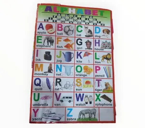 Alphabet Chart for Kids - Polythene Waterproof Chart