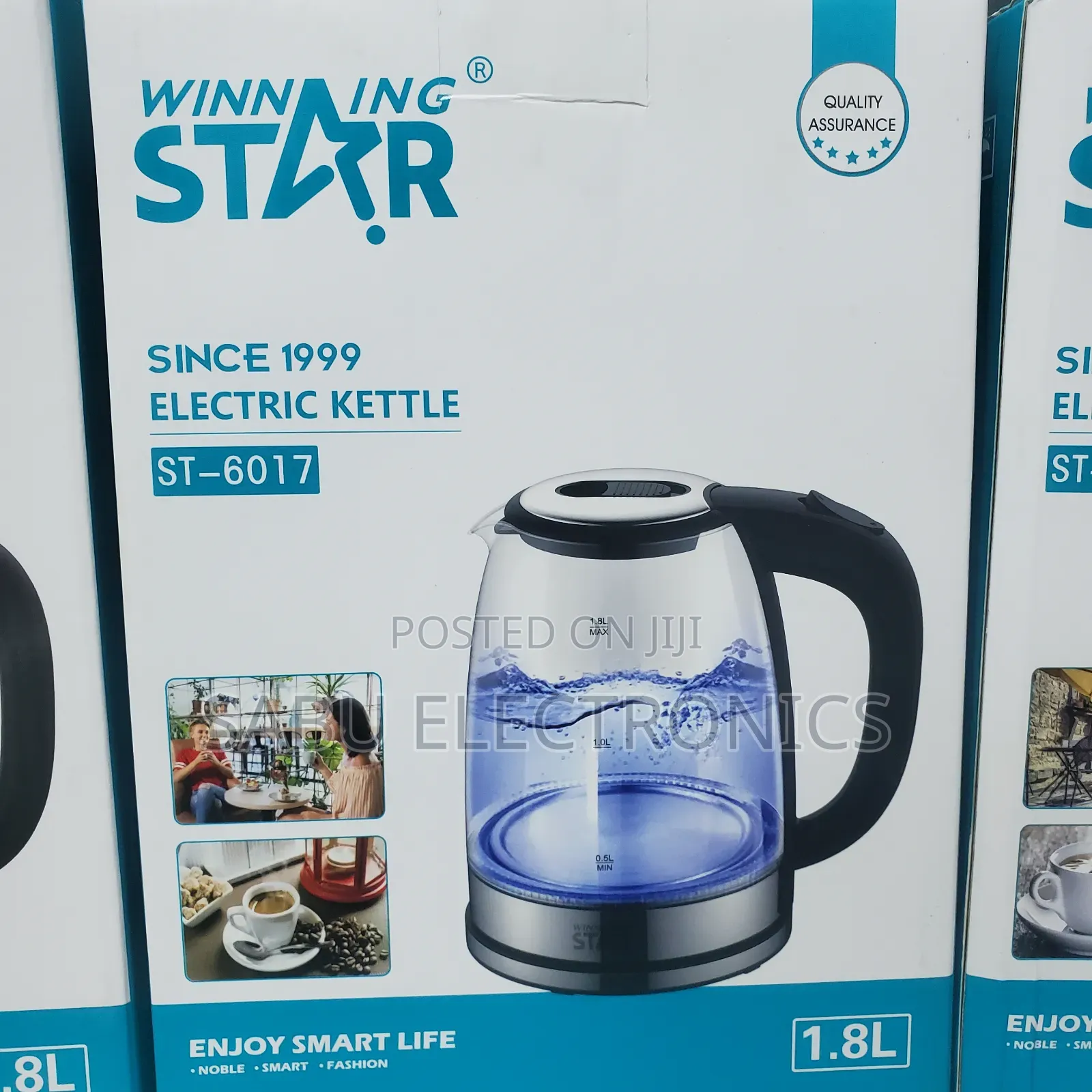 Winningstar Glass Electric Kettle 1.8L