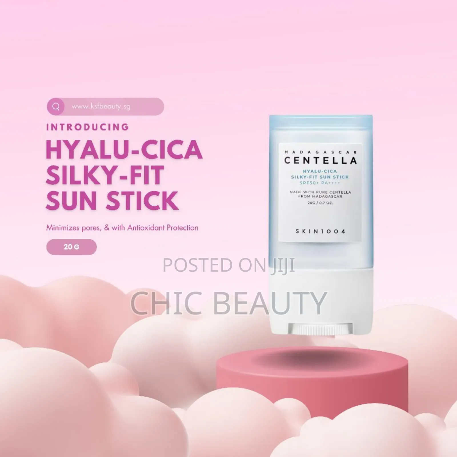 SKIN 1004 Madagascar Centella Hyalu-Cica Silky-Fit Sun Stick