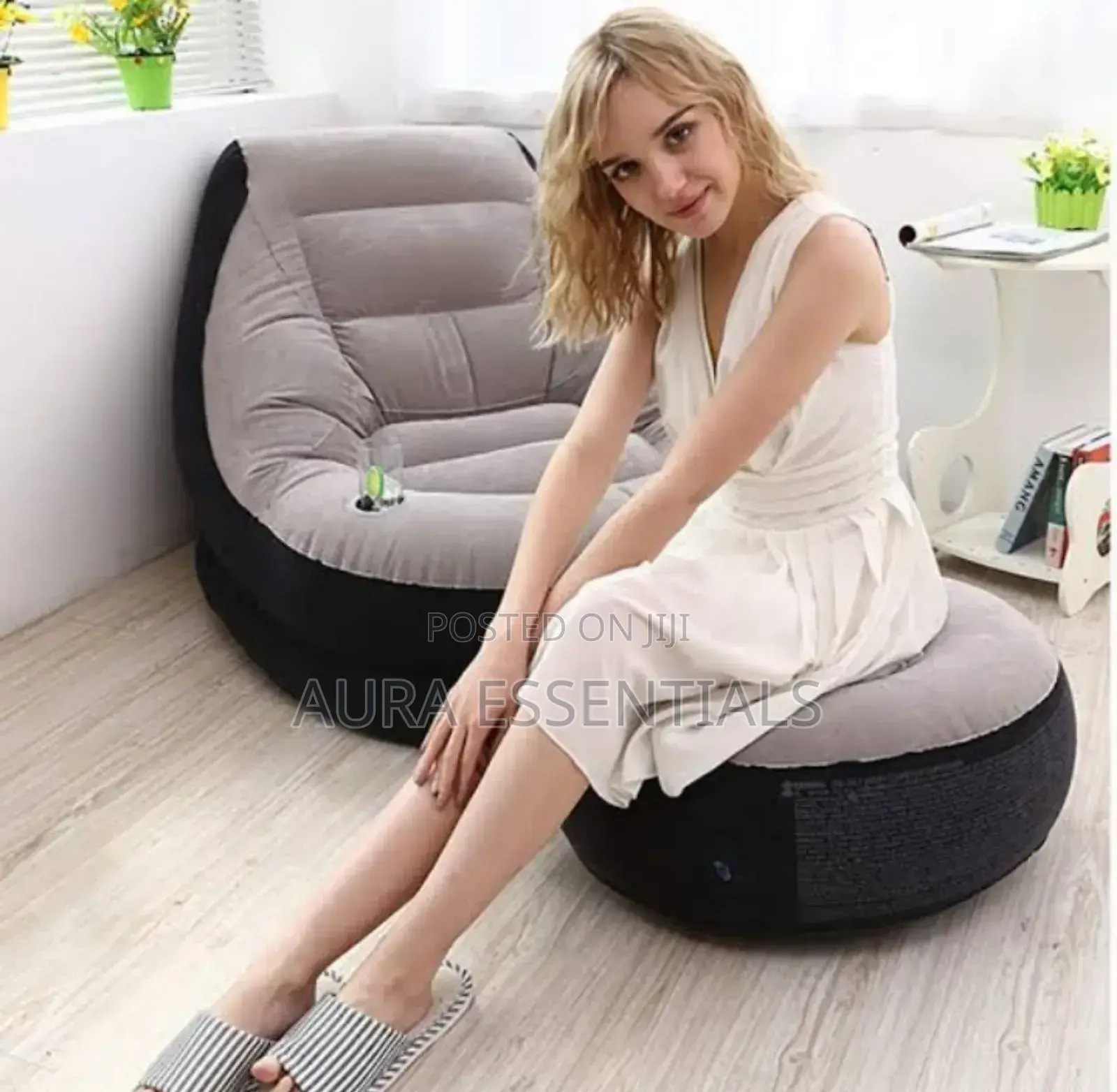 Intex Indoor Outdoor Inflatable Furniture Flocking Air