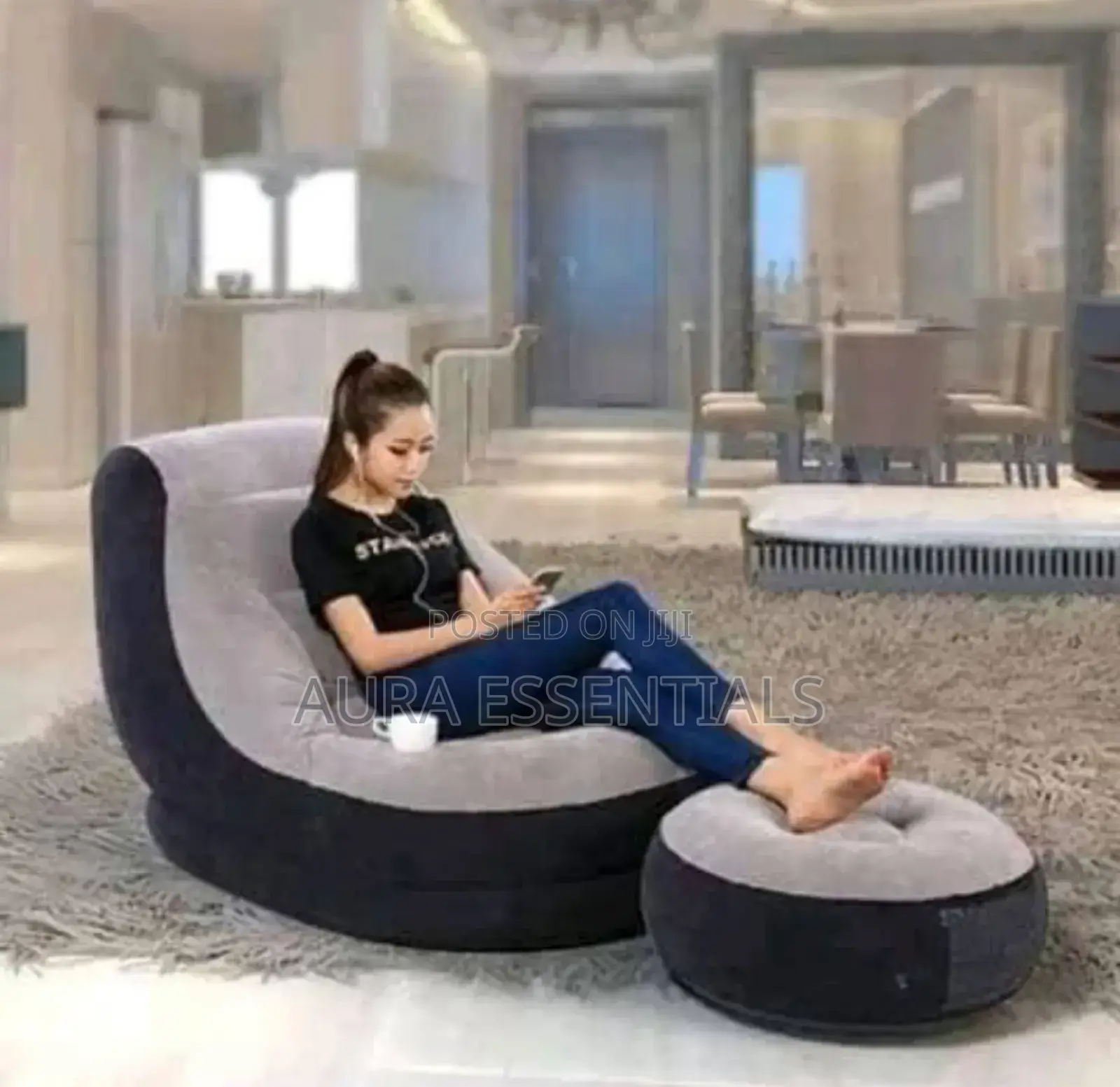 Intex Indoor Outdoor Inflatable Furniture Flocking Air