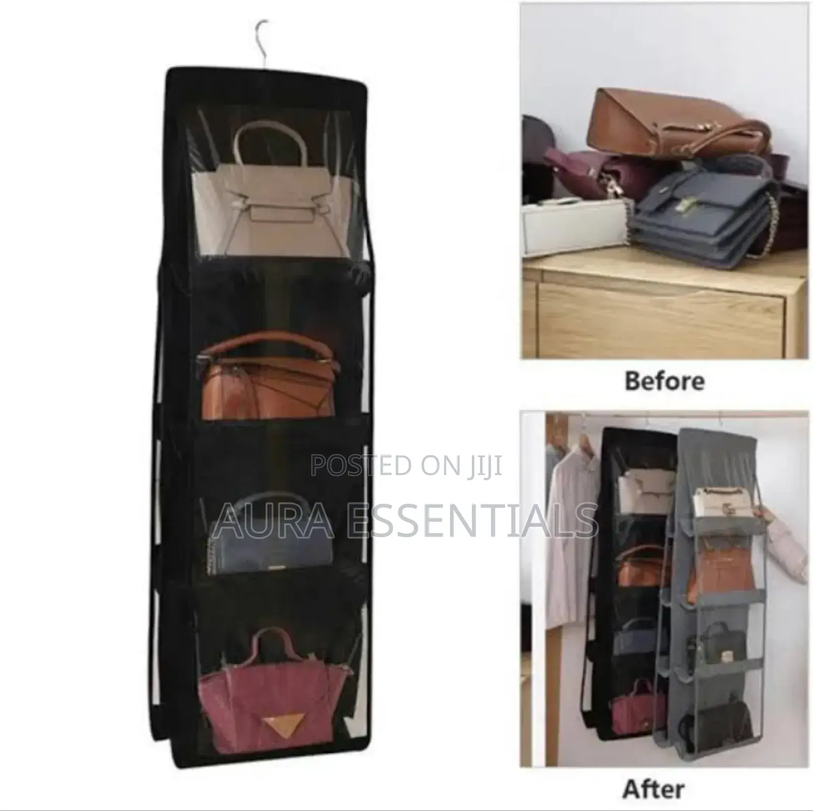 Multi-Grid Hanging Storage Bag