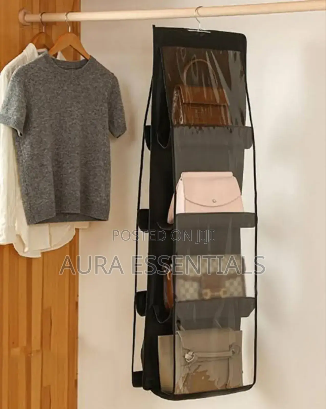 Multi-Grid Hanging Storage Bag