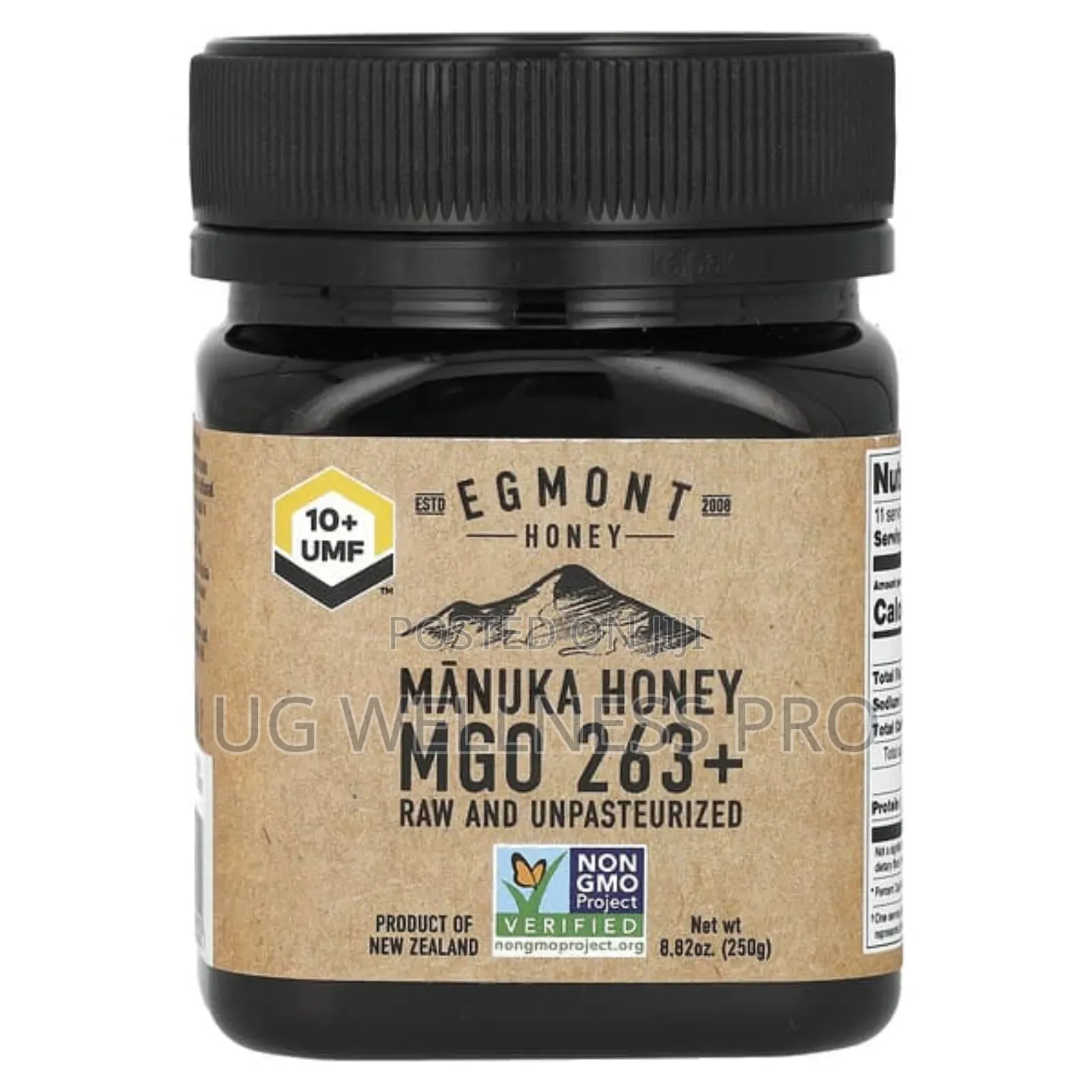 Manuka Honey Raw and Unpasteurized UMF 10+, MGO 263+ (250 G)