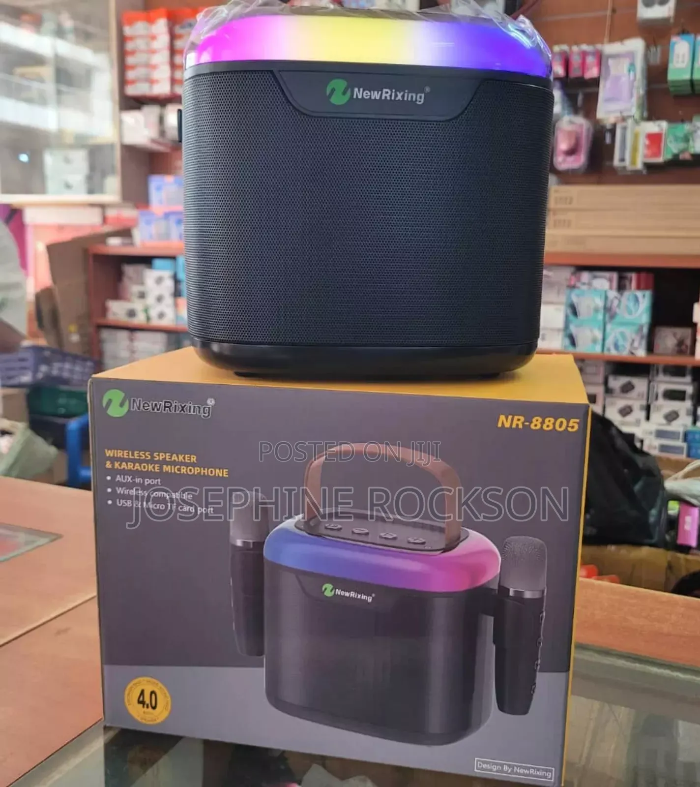Wireless Speaker Karaoke Microphone
