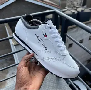 Original Unisex White Tommy Hilfiger Twlaces Sneakers