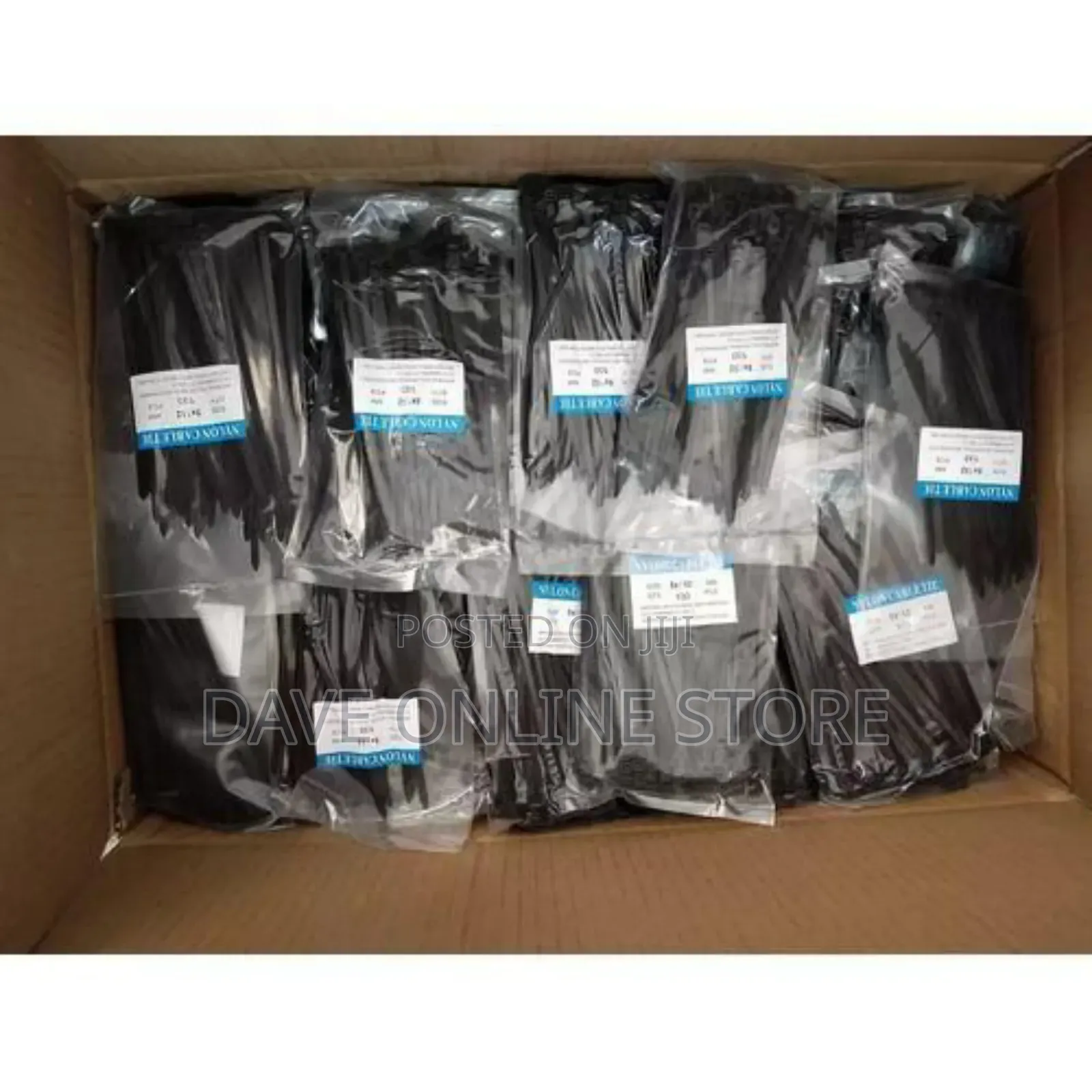 100 Pieces Strong Nylon Zip Ties,Black