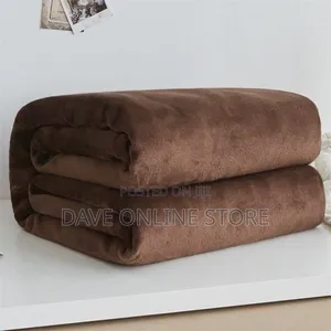 Super Soft Coral Fleece Blanket -Coffee