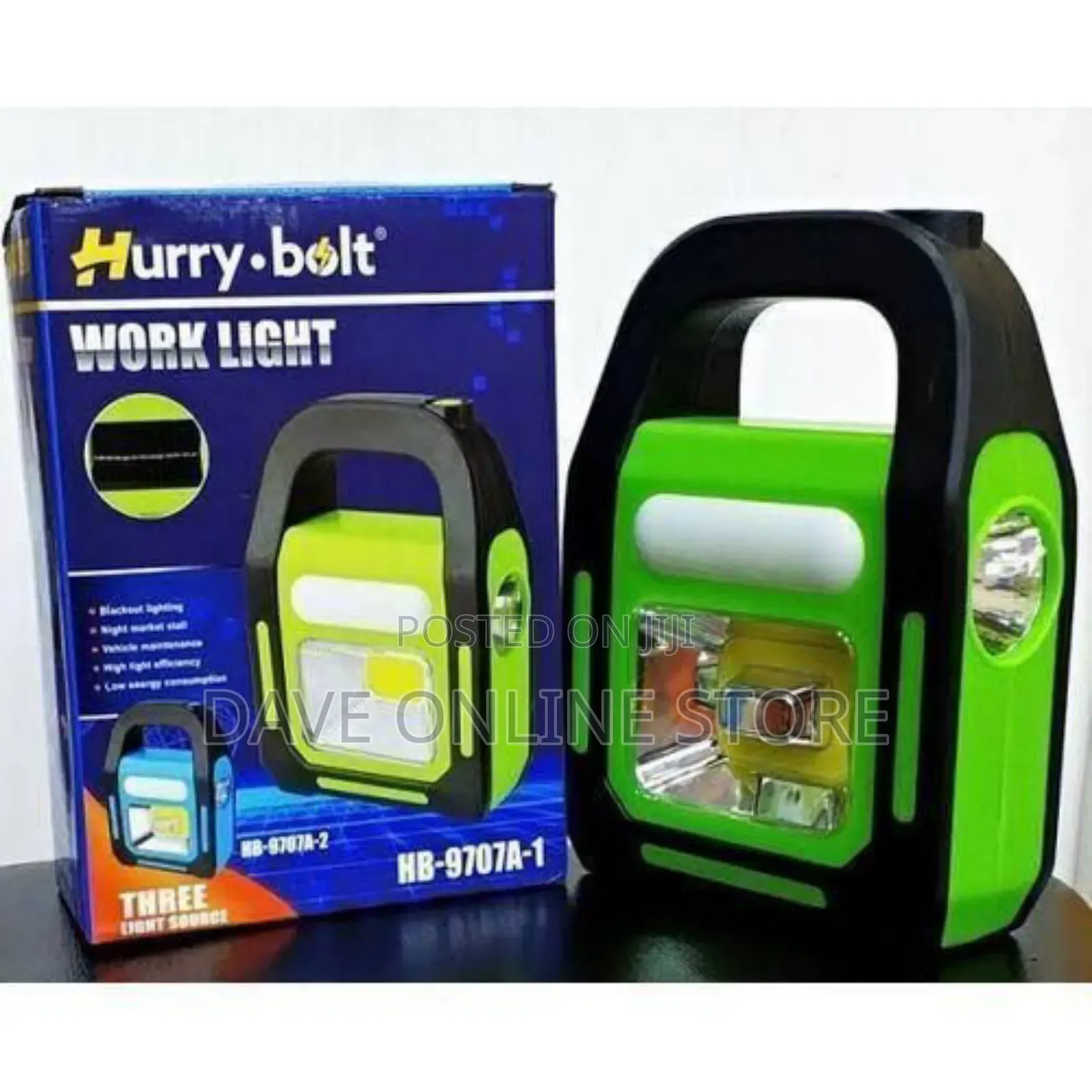 Hurry Bolt Work Light - Green / Blue