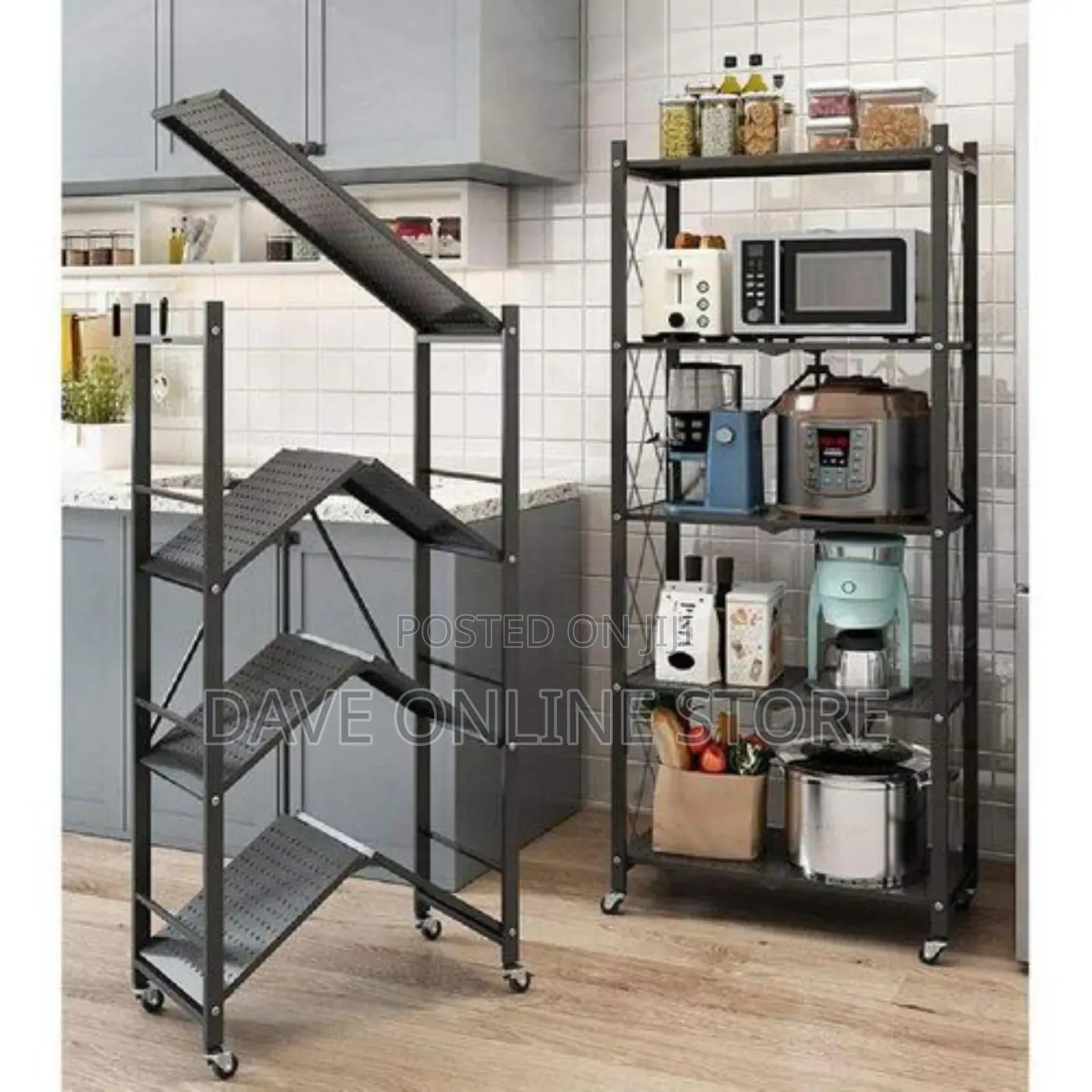 Shelf Collapsible/Foldable Heavy Duty Shelving Unit,