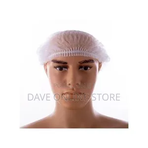 100pcs Disposable Hairnet Hair Net Anti Dust Non-Woven Cap