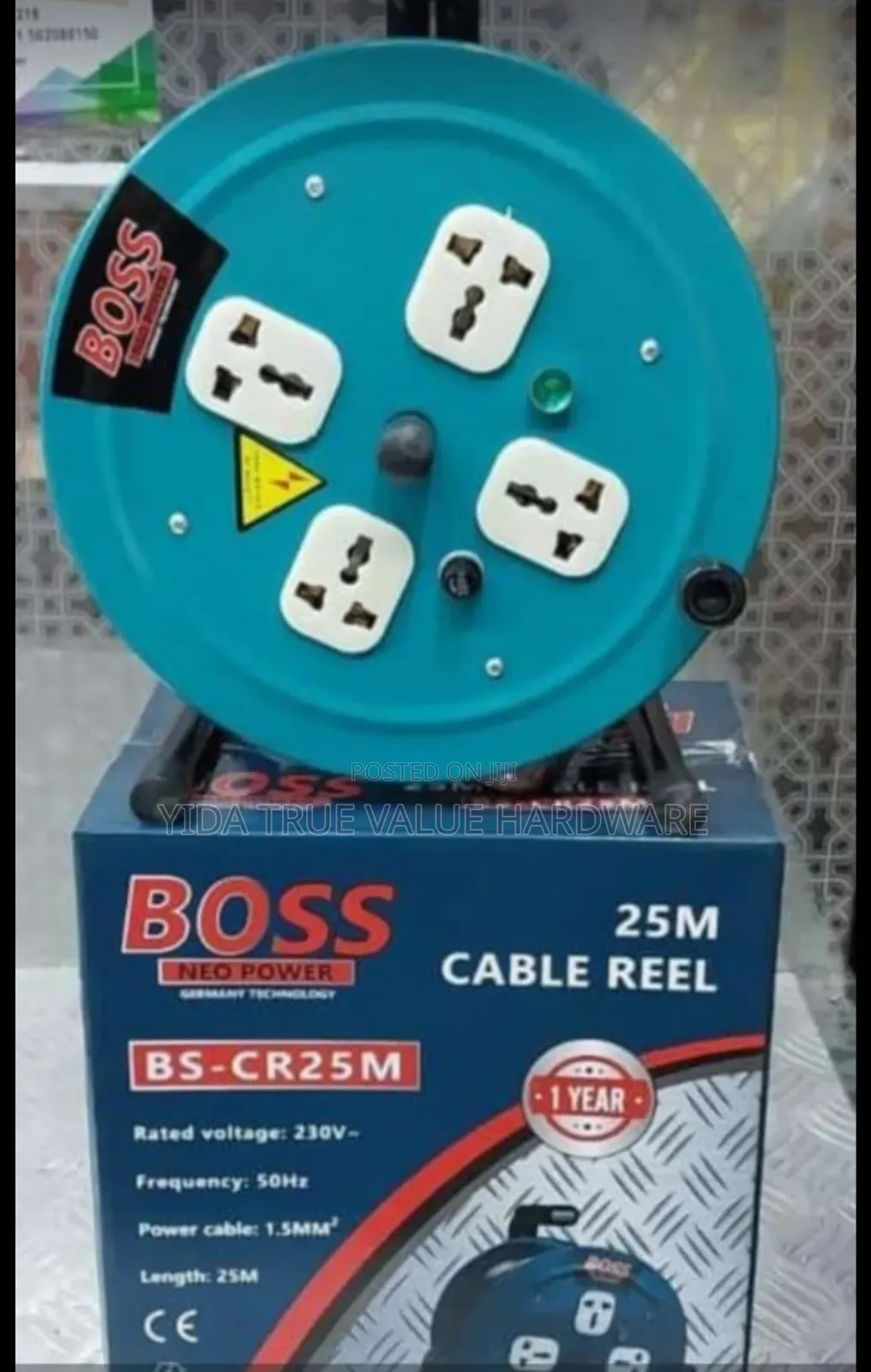Cable Reel 25m Boss