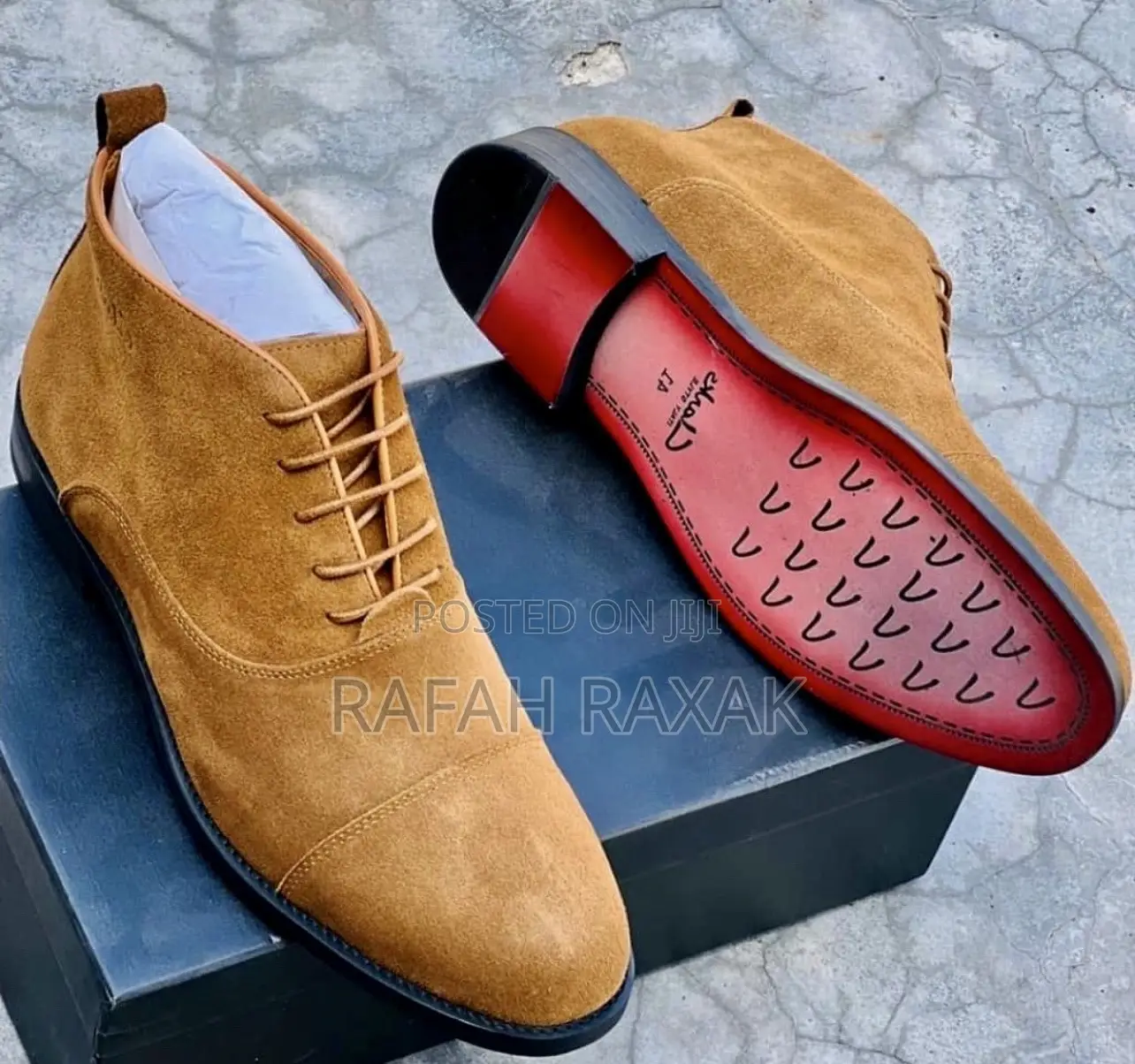 Original Brown Clarks Gentle Suede Ankle Boots