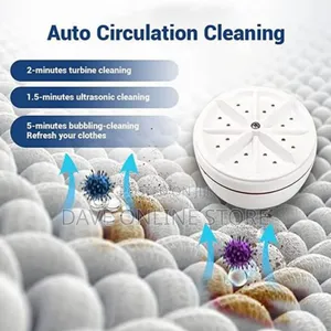 Portable Washing Rotating Mini Ultrasonic Turbine Washer