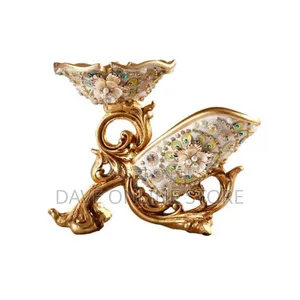Wine Bottle Holder Floral Vintage Home Decor Glass Stand