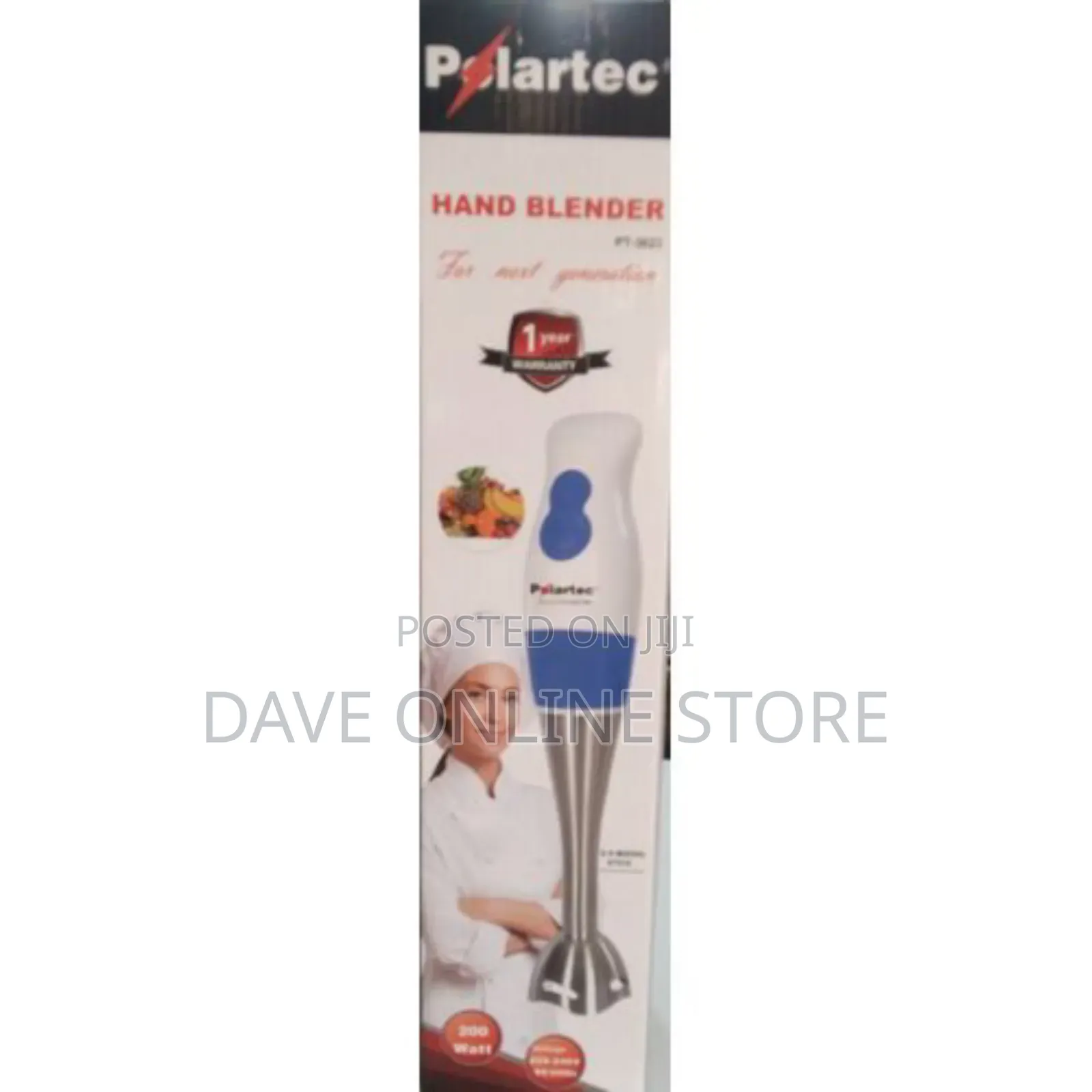 Polartec Hand Blender With a Stainless Steel Stick