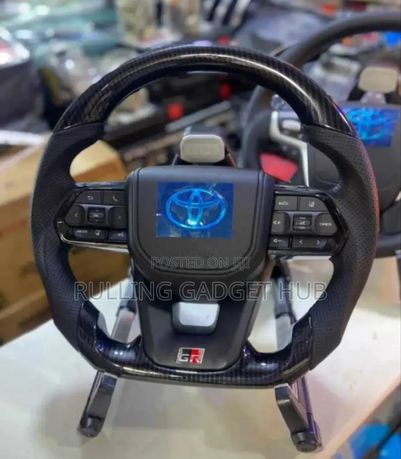 Forged Carbon 300 GR Sport Steering Wheel for Toyota