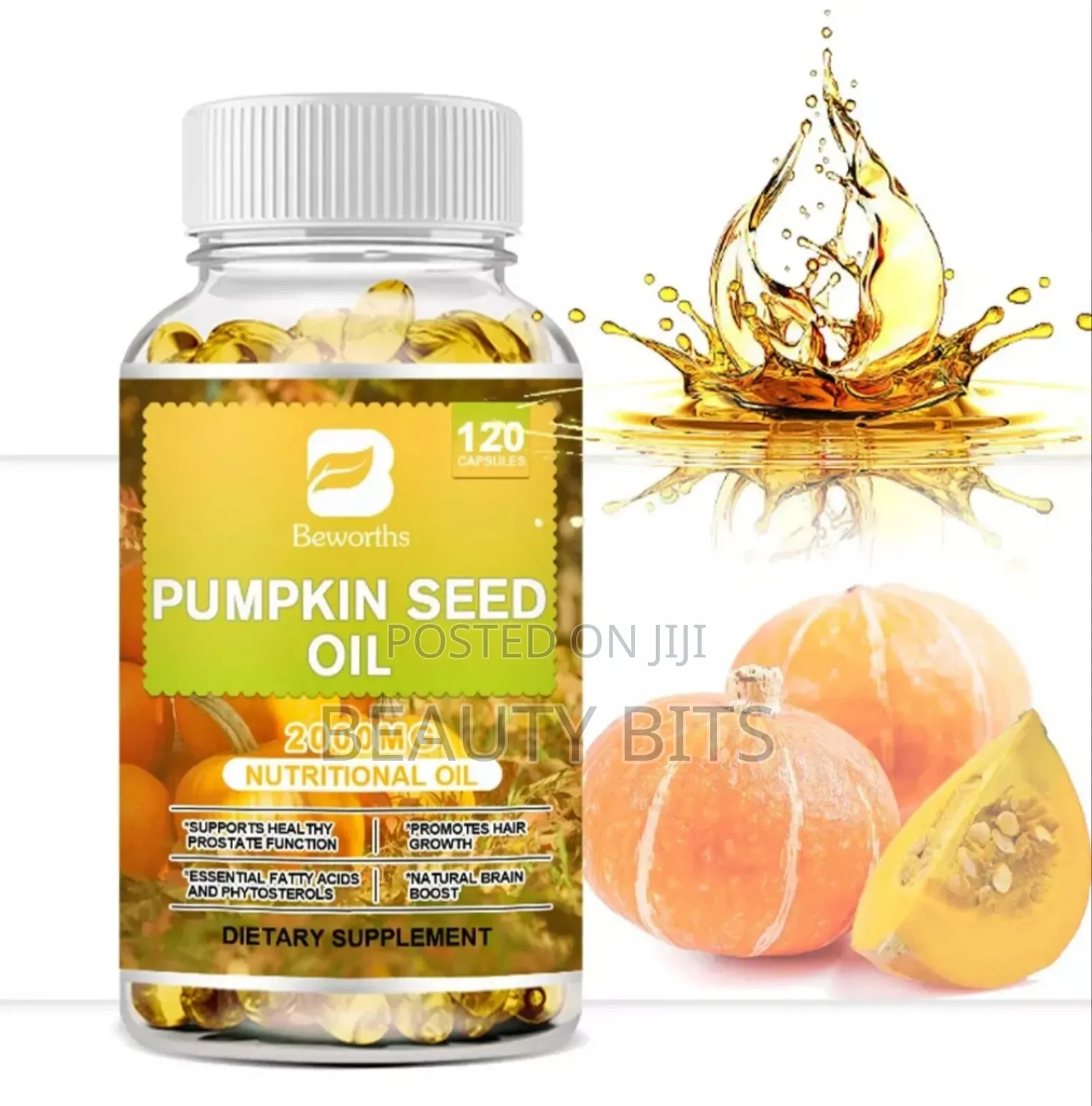 Pumpkin Seed Oil Soft Gels