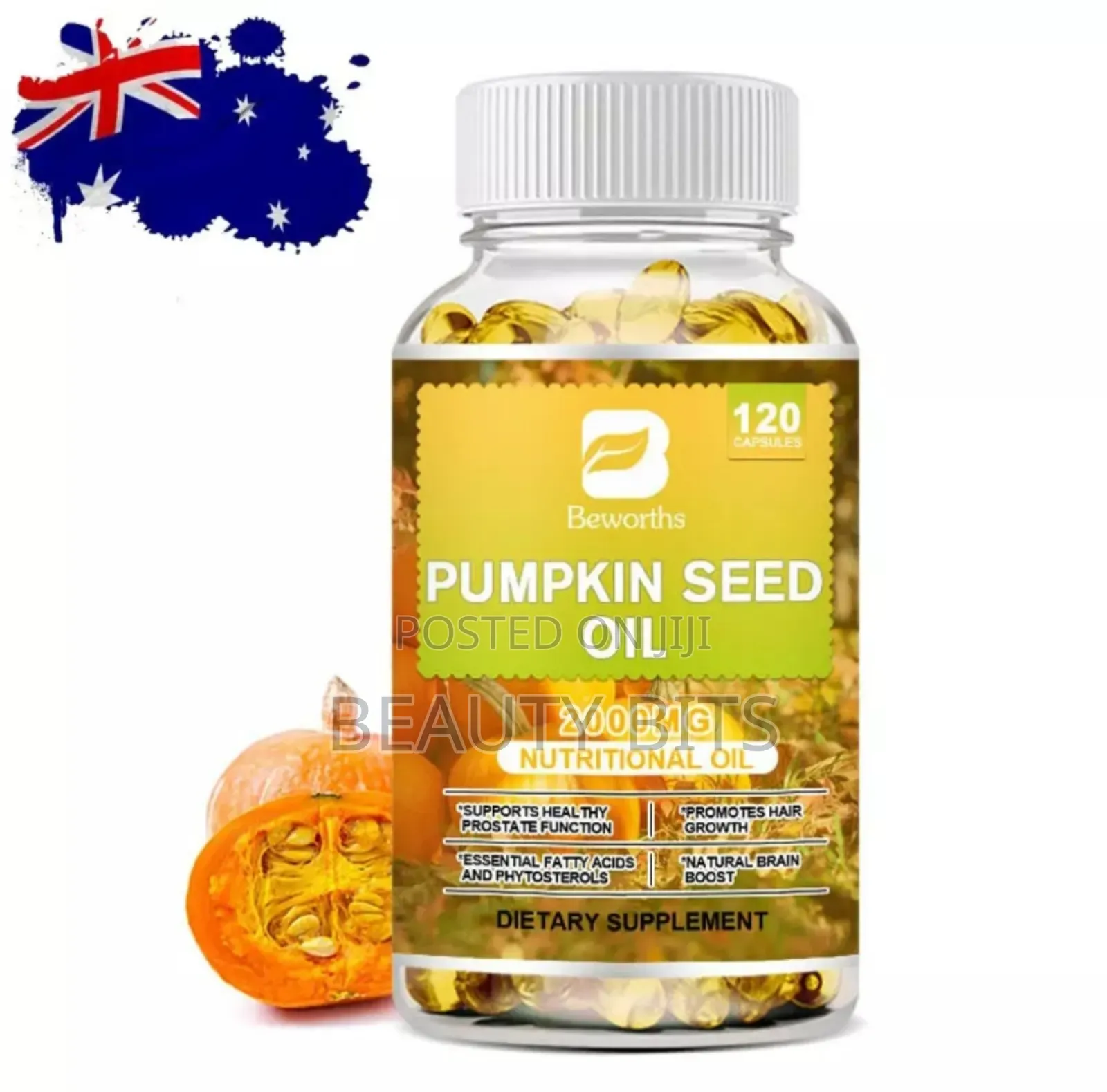 Pumpkin Seed Oil Soft Gels
