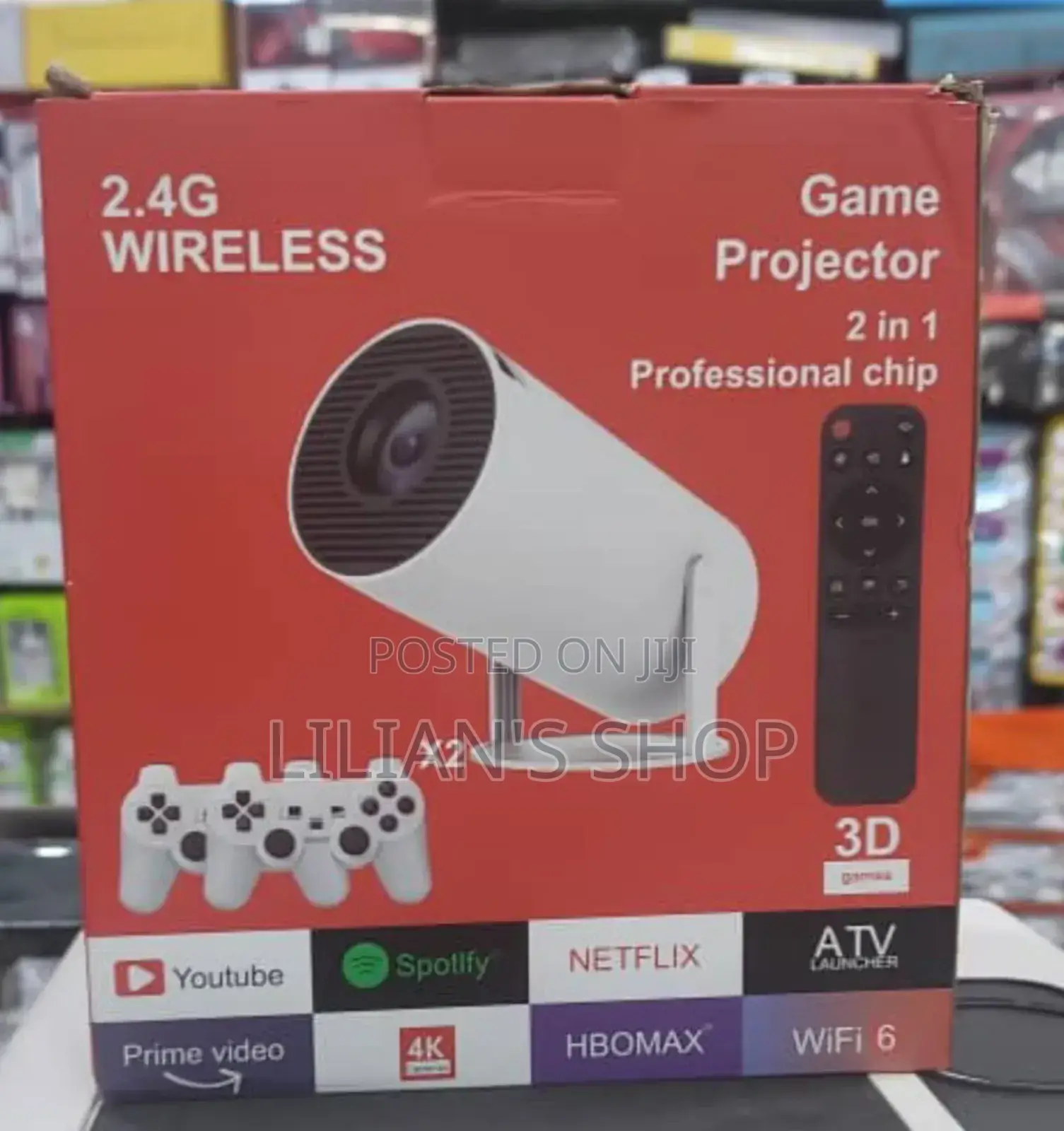 2.4G Wireless Game Projector
