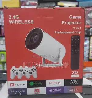 2.4G Wireless Game Projector