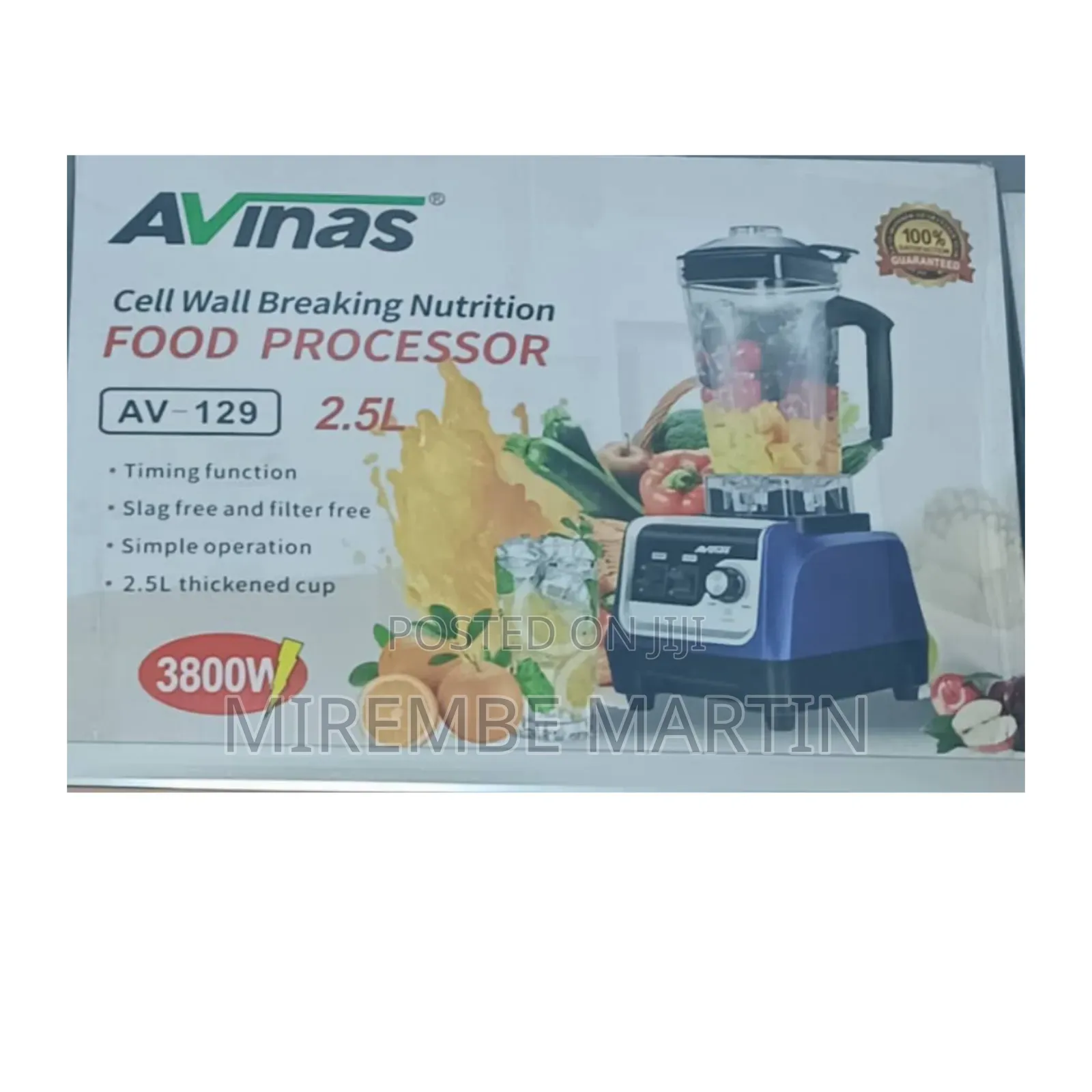 Avinas Electric Cell Wall Breaking Nutrition Food Processor