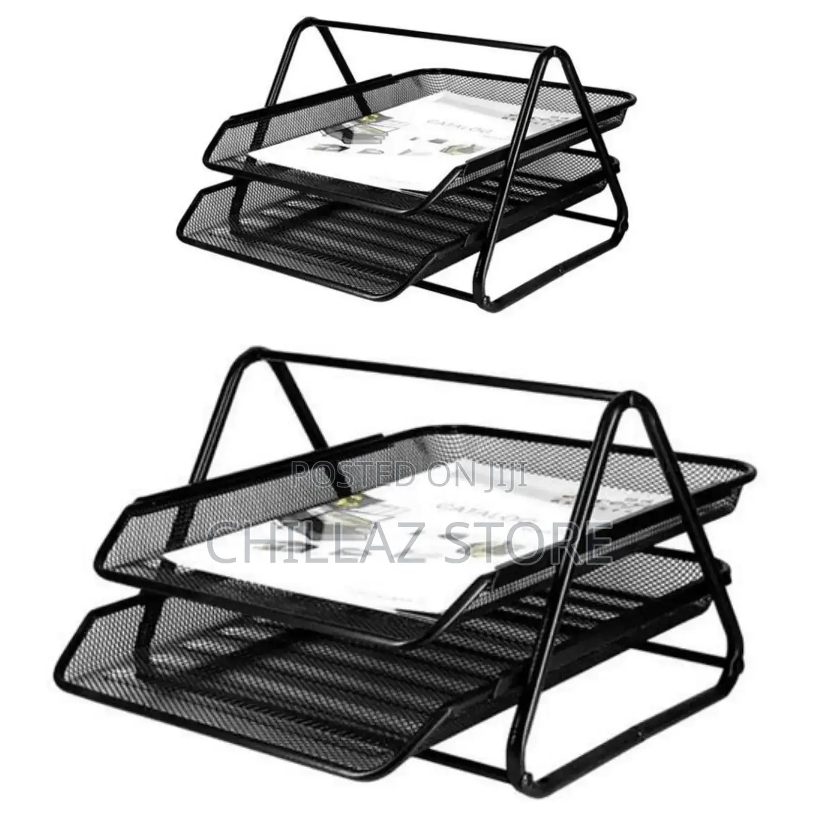 Metallic Office Files Tray