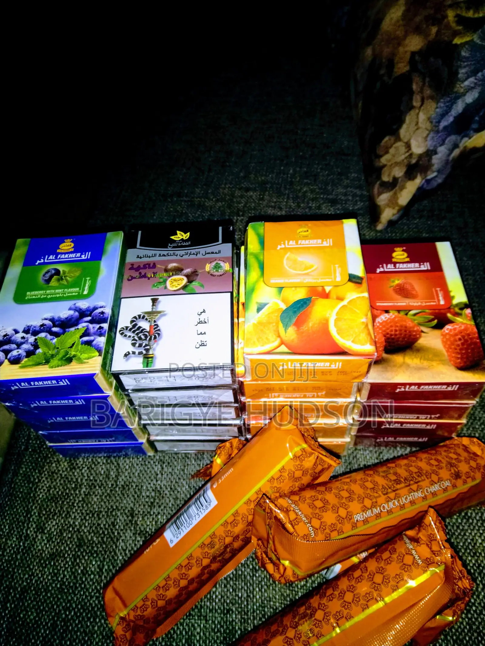 Shisha Flavours and Coals Available.