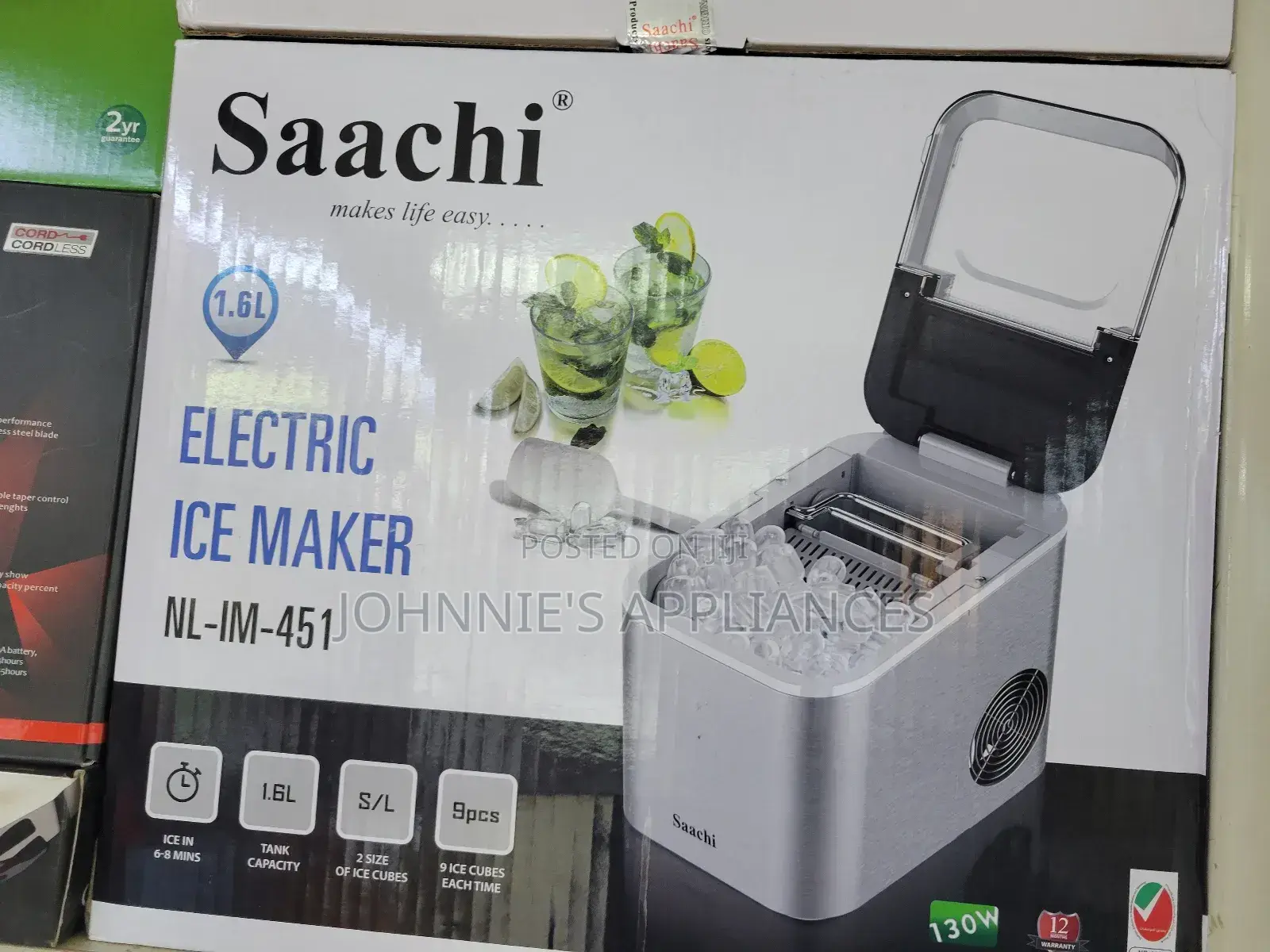 Saarch Electric Ice Maker Machine 1.6L