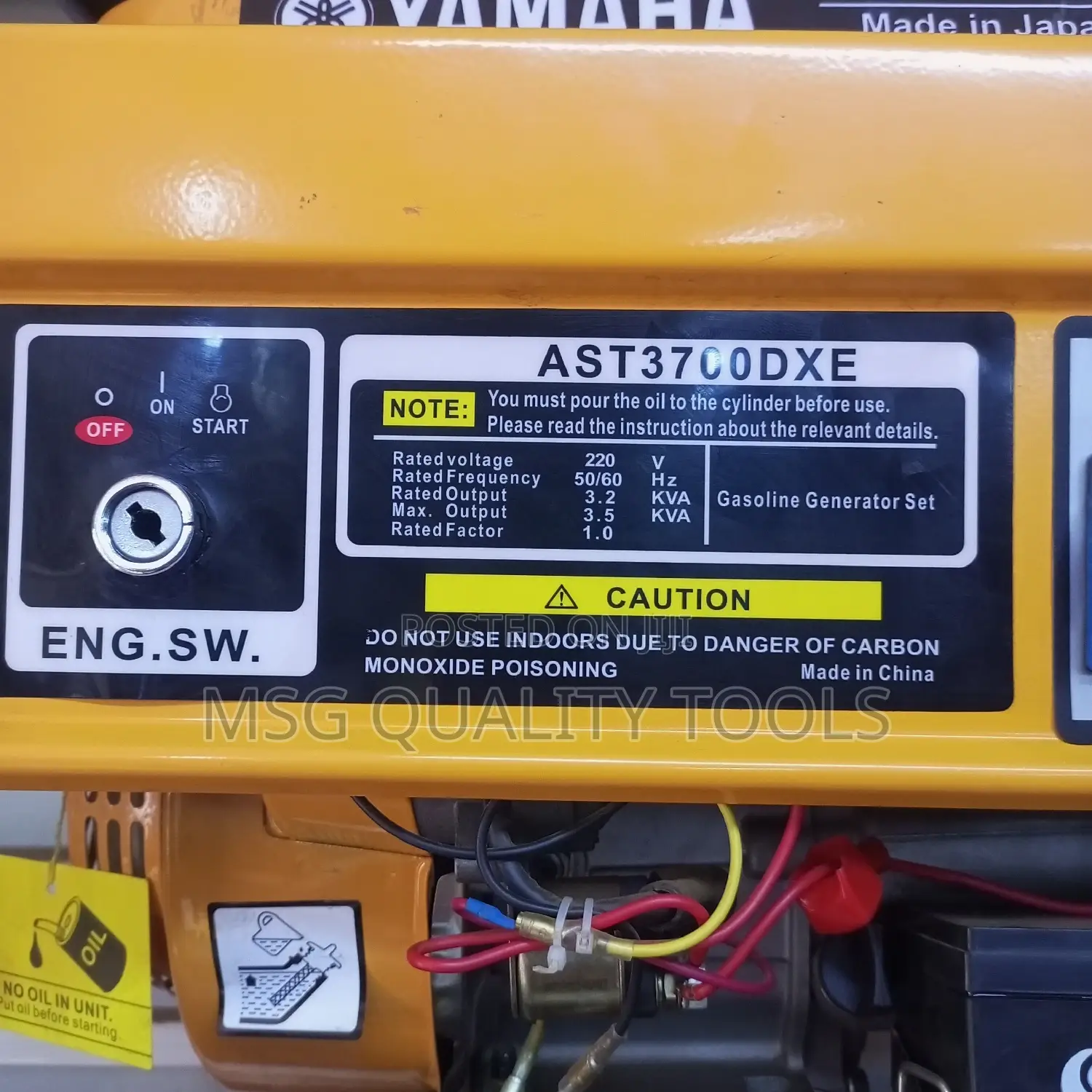 Gasoline Generator 3.5 Kva