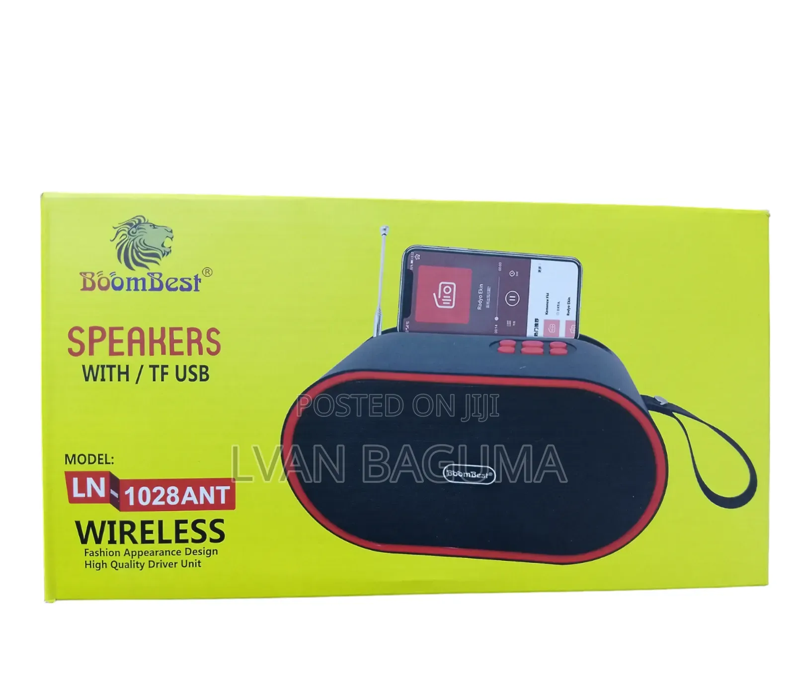 Super Bass Boombest Wireless Radio Speaker - Ln1028ant