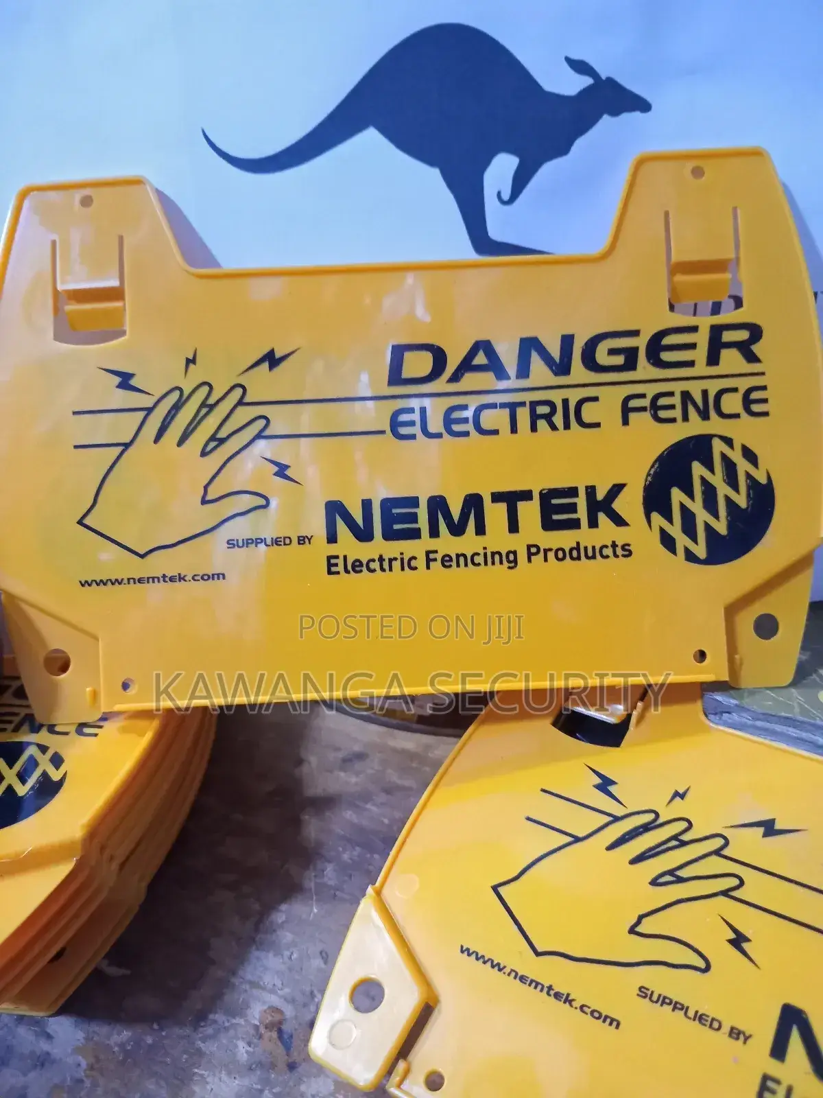 Electric Fence Warning Signs