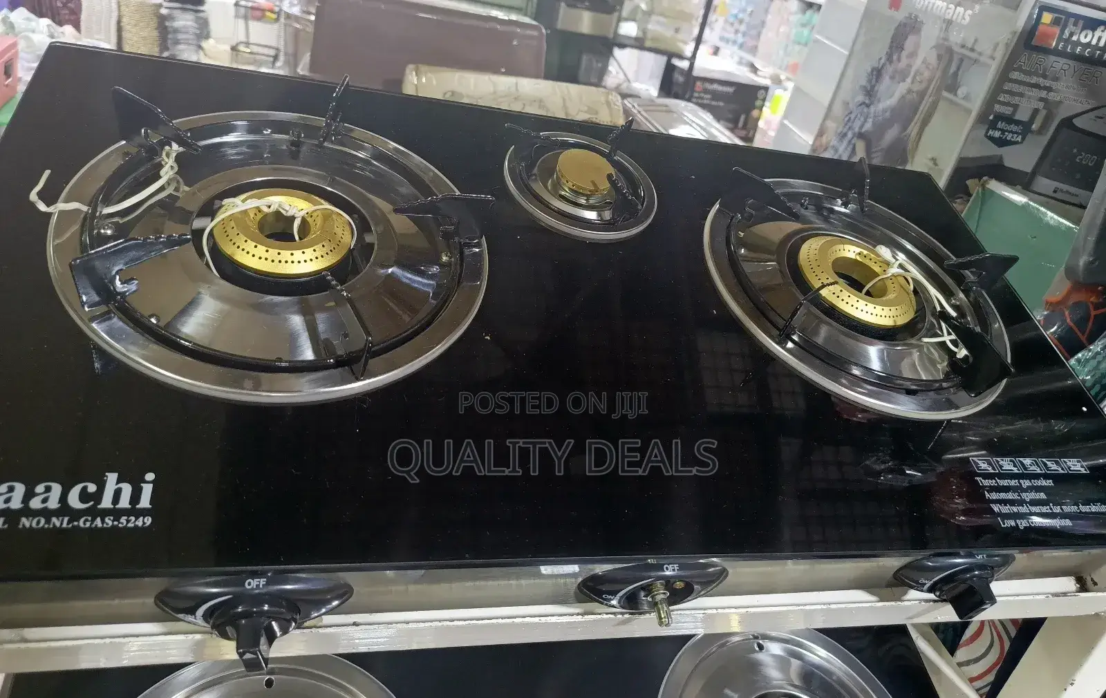 Saachi 3 Burner Gas Stove