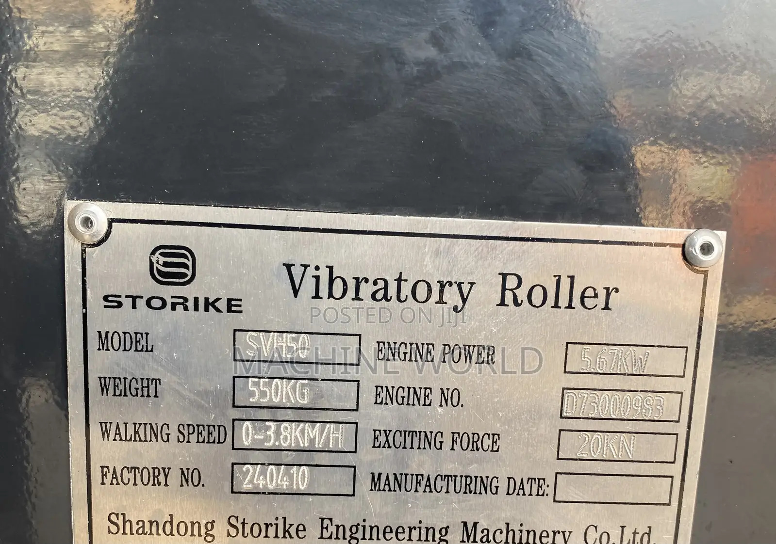 Vibratory Roller Storike (Double Drum Roller)