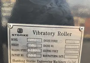 Vibratory Roller Storike (Double Drum Roller)