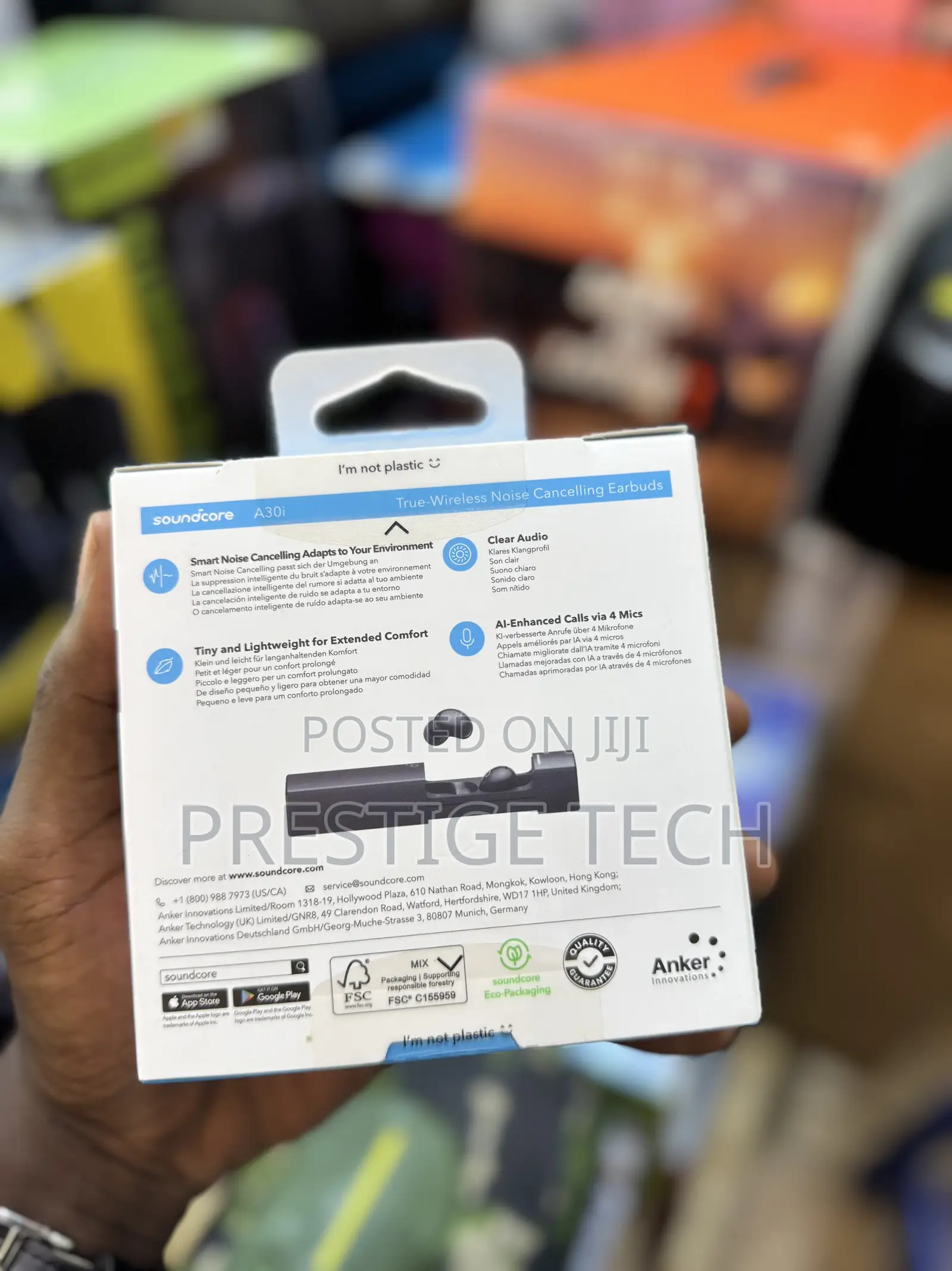 Anker Soundcore A30i Bluetooth Anc Earbuds With Mini Case