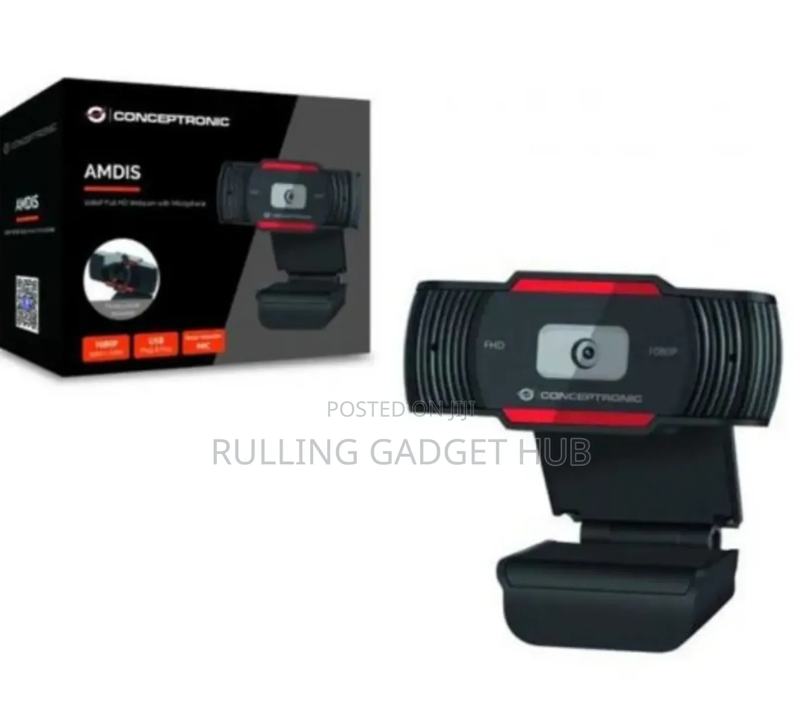 AMDIS04R 1080P Full HD Webcam With Microphone