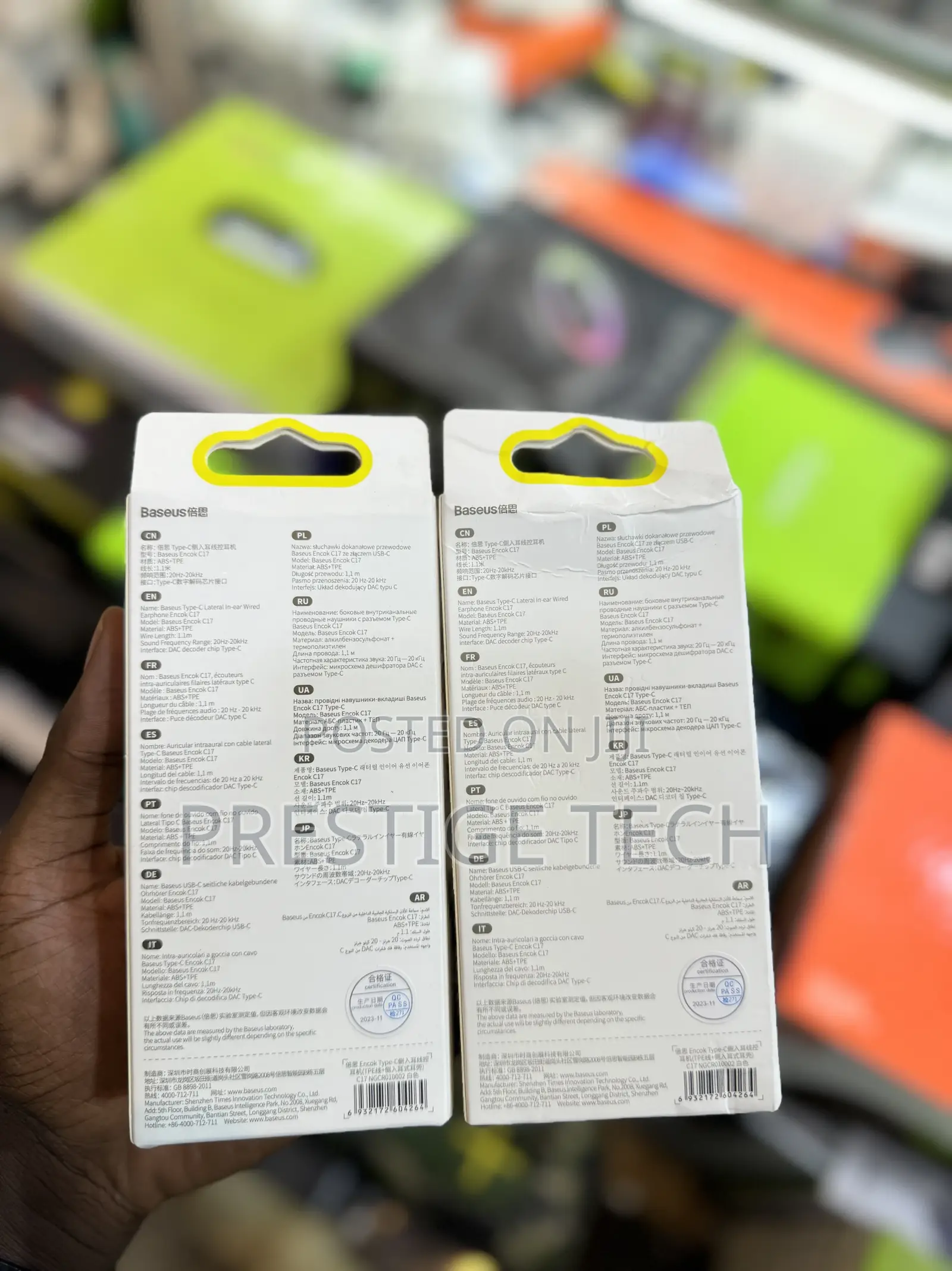 Baseus Encok C17 Wired Type C Headphones (USB C)