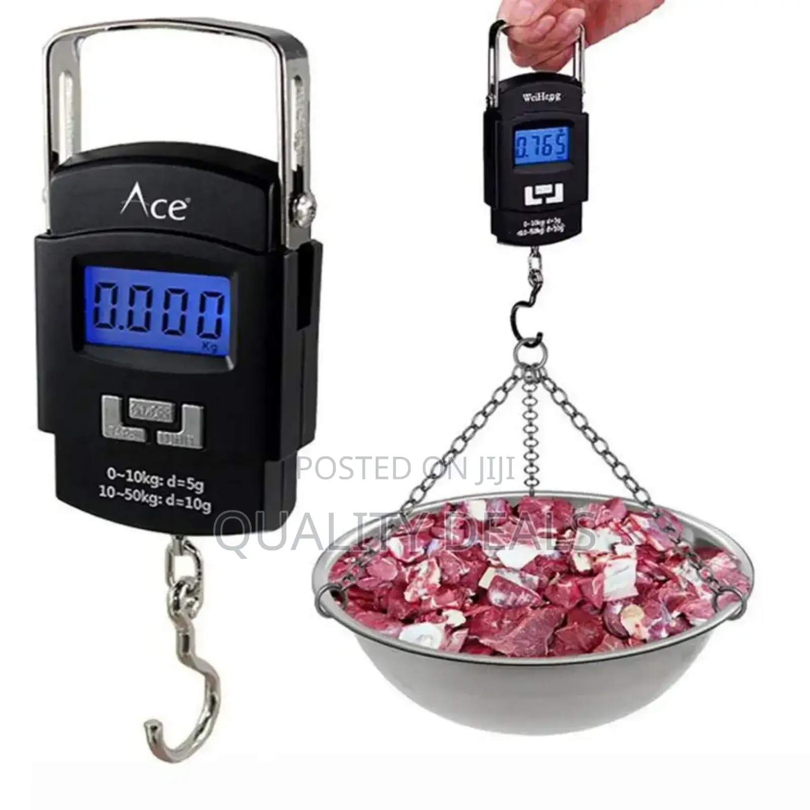 Portable 50kg Hanging Digital Scale